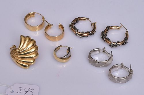 14k and 18k Gold Earrings