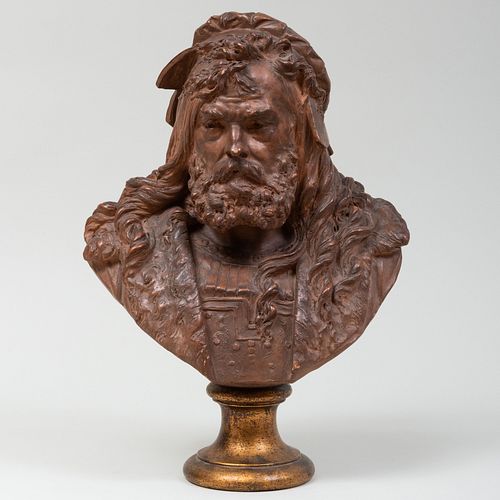 Albert-Ernst de Carrier Belleuse (1824-1887): Bust of Albrecht Durer