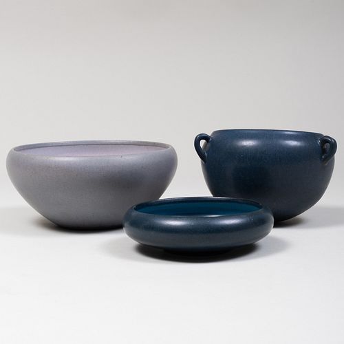 Three Marblehead Pottery Vessels