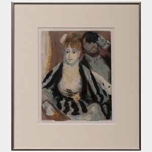 Jacques Villon (1875-1963): La Loge, After Renoir
