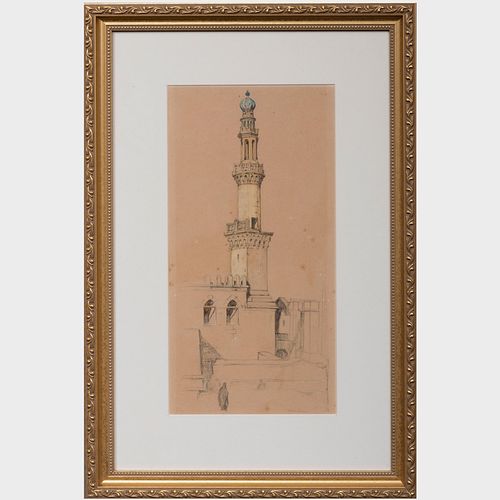 David Young Cameron (1865-1945): Minaret of Al-Nasir Muhammad Mosque, Cairo