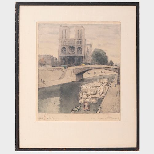 Max Pollak (1886-1970): Paris, Notre Dame