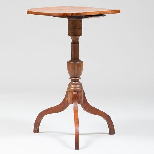 Federal Mahogany Candle Stand