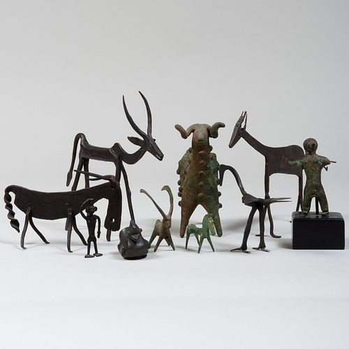 Group of Small Luristan Bronze and Ethnographic Objects