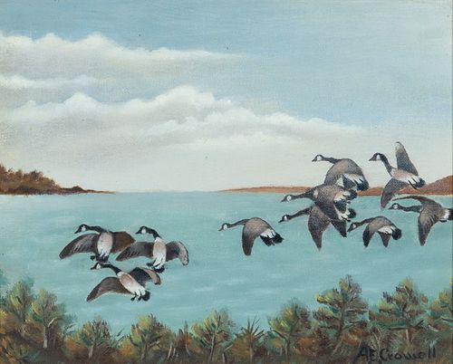 A. Elmer Crowell (1862-1952), Canada Geese