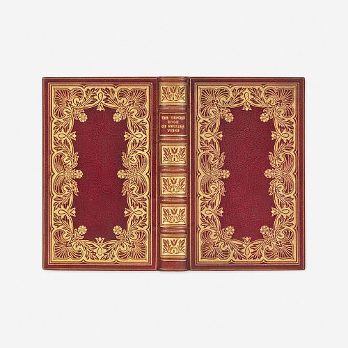 [Fine Bindings] [Riviere] Couch, Arthur Quiller- (editor) The Oxford Book of English Verse, 1250-1900
