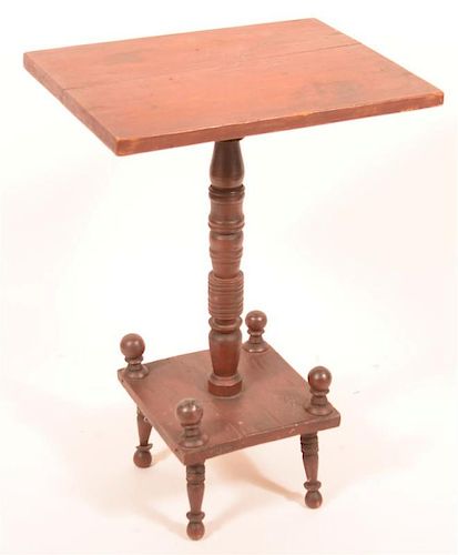 American Mixed Wood Candle Stand.