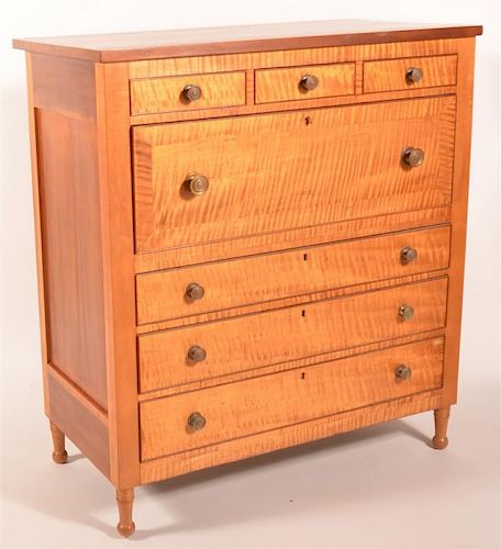 19th C. Empire Style Chest of Drawers
