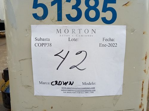 Montacargas Crown 20MT 2014