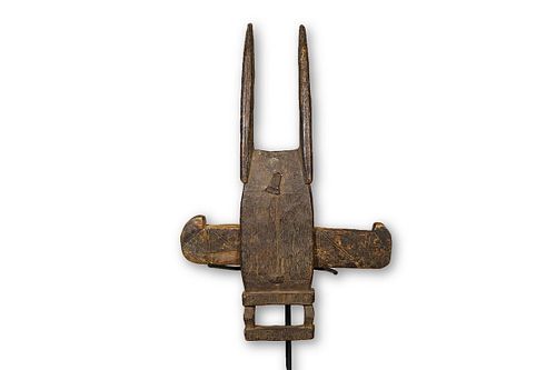 Hand Carved Dogon Granary Door Lock 19" – Mali