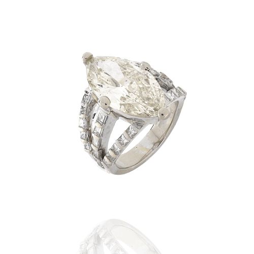 7.52ct Diamond and 14K Engagement Ring