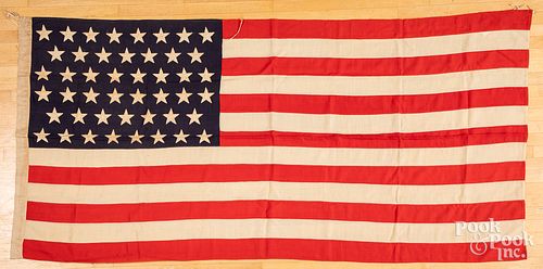 United States forty-five star wool American flag