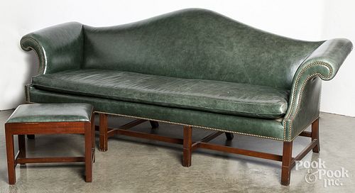 Kittinger Chippendale style mahogany sofa