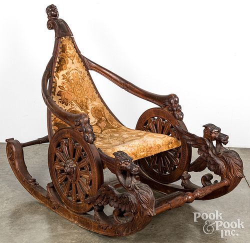 Venetian fantasy rocking chair.