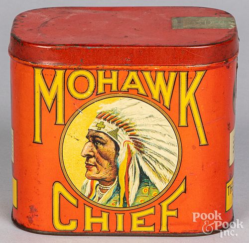 Mohawk Chief 5c cigar tin