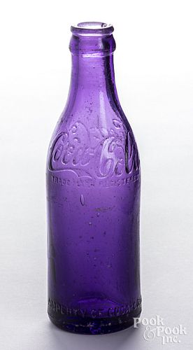 Amethyst Coca-Cola 7 oz bottle
