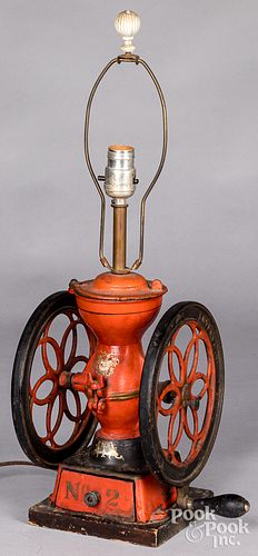 Enterprise cast iron coffee grinder, 19th c.