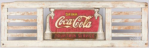 Coca-Cola Fountain Service advertising sign