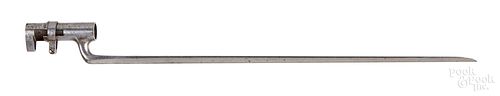 Winchester model 1866 socket bayonet