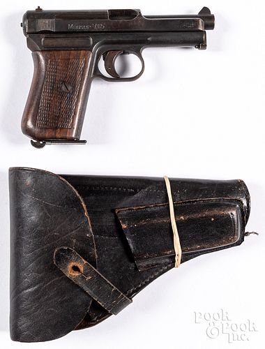 German Mauser model 1914 semi-automatic pistol