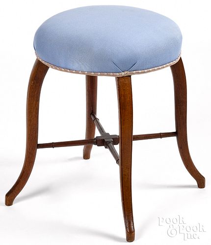 Regency mahogany foot stool, ca. 1800