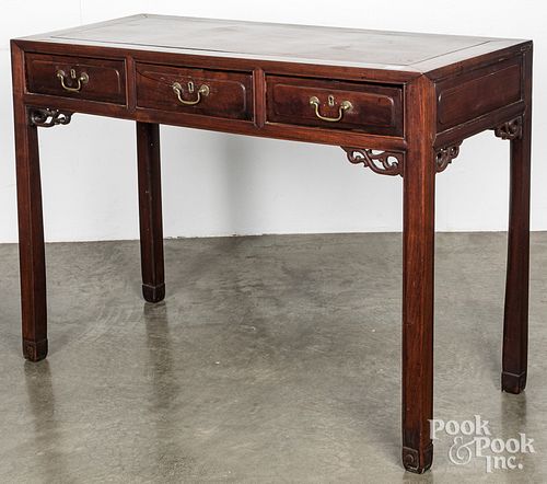 Chinese hardwood table, late 19th c.