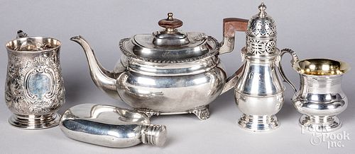 English silver tablewares, 19th c.