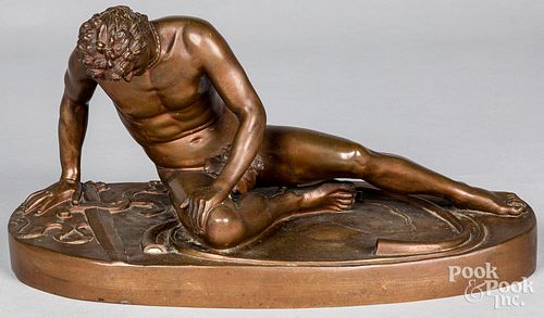 Ferdinand Barbedienne bronze Dying Gaul