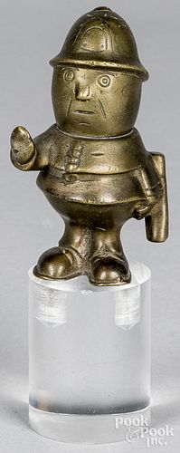 John Hassal bronze Bobby mascot