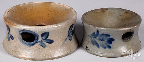 Two stoneware spittoons, 19th c.