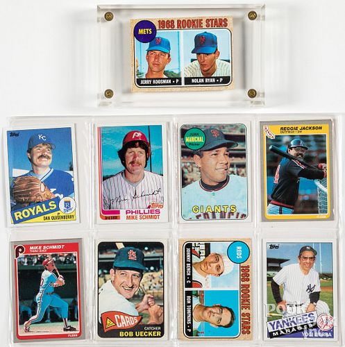 Baseball cards, to include Nolan Ryan. etc.