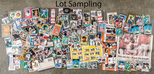 Sports cards and ephemera, to include rookie cards