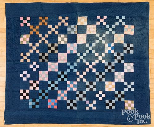 Amish nine patch quilt, early/mid 20th c.