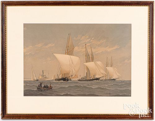 Pair of Frederic Cozzens maritime prints