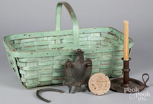 Group of country wares, 19th and 20th c.