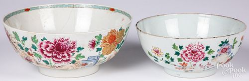 Two Chinese export bowls