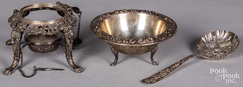 S. Kirk & Son sterling silver bowl, warmer, etc.