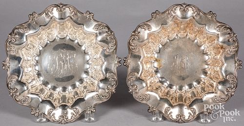 Pair of Wallace sterling silver bowls