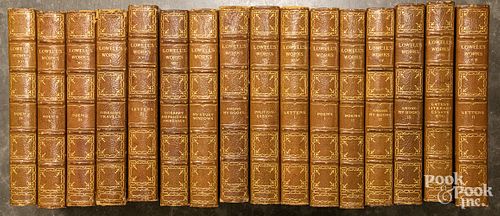 Lowell's Works, The Elmwood Edition, sixteen vols.
