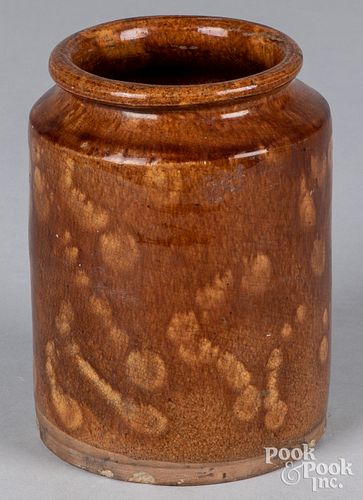 New England redware jar