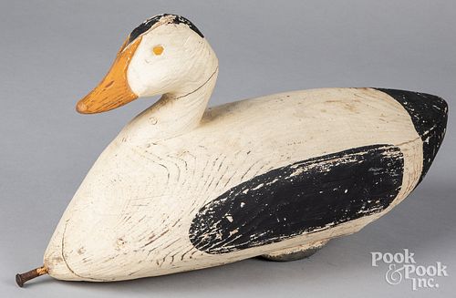 John Paxon carved and painted duck decoy