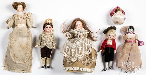 Group of small dolls