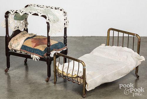 Two doll beds