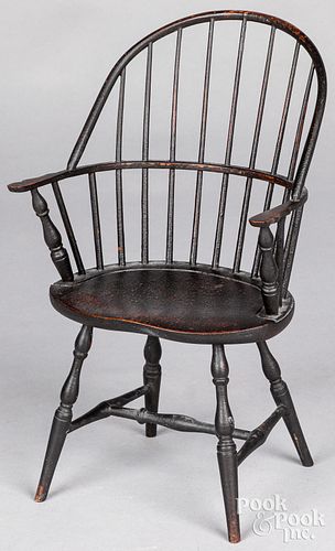 Dave Smith miniature painted Windsor chair