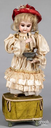 French or German clockwork musical automaton