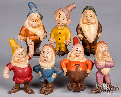 Seiberling set of seven dwarfs