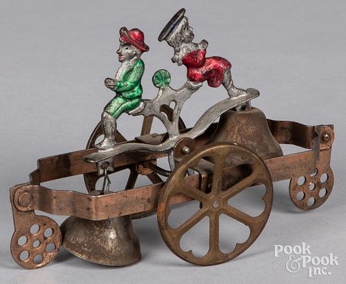 Watrous cast iron Jack and Jill bell toy