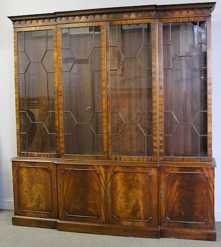 Quality Mahogany Breakfront with Individual