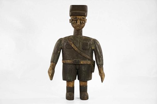 Baule Colonial Figure 19" – Ivory Coast