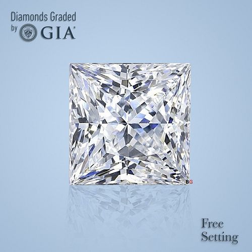 2.01 ct, F/VVS2, Princess cut GIA Graded Diamond. Appraised Value: $61,500 